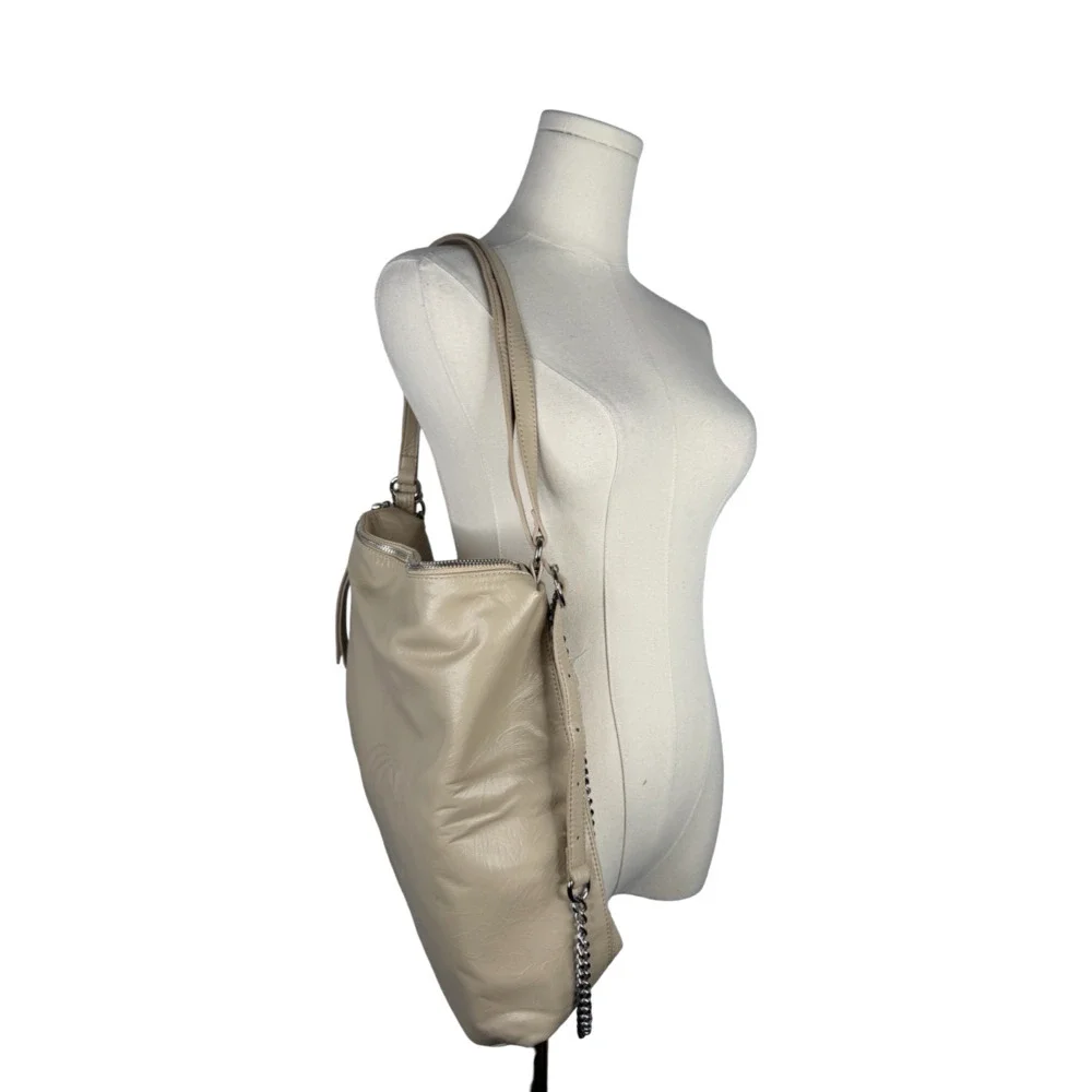 Unknown beige faux